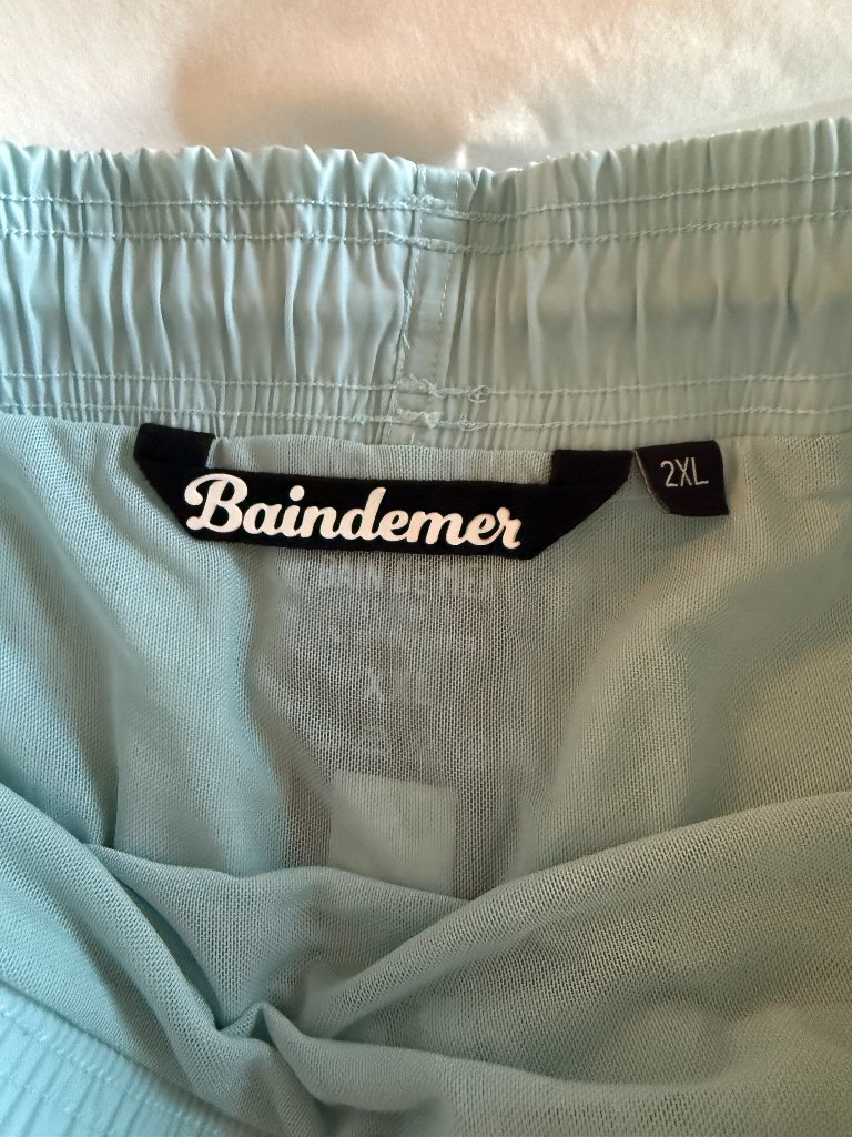 Bain De Mer St. Tropez Billionaires Club Mono Swim Shorts Nwt Sky Blue 2xl